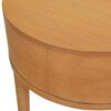 Cabana - Round Cane Storage Side Table - Natural Brown Oak - Image 8