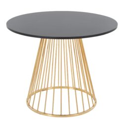 Canary Cosmo - Contemporary Dining Table - Gold / Black