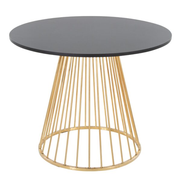 Canary Cosmo - Contemporary Dining Table - Gold / Black