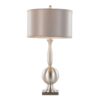 Joan - Contemporary Table Lamp (Set of 2) - Nickel / Gray Satin - Image 3