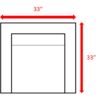 Patio Chair With Cushion - Espresso - Image 3