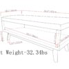 Owen - Small Rectangular Storage Ottoman - Distressed Gray Taupe - Image 7