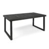 Outdoor Dining Table - Sandblast Dark Gray - Image 5