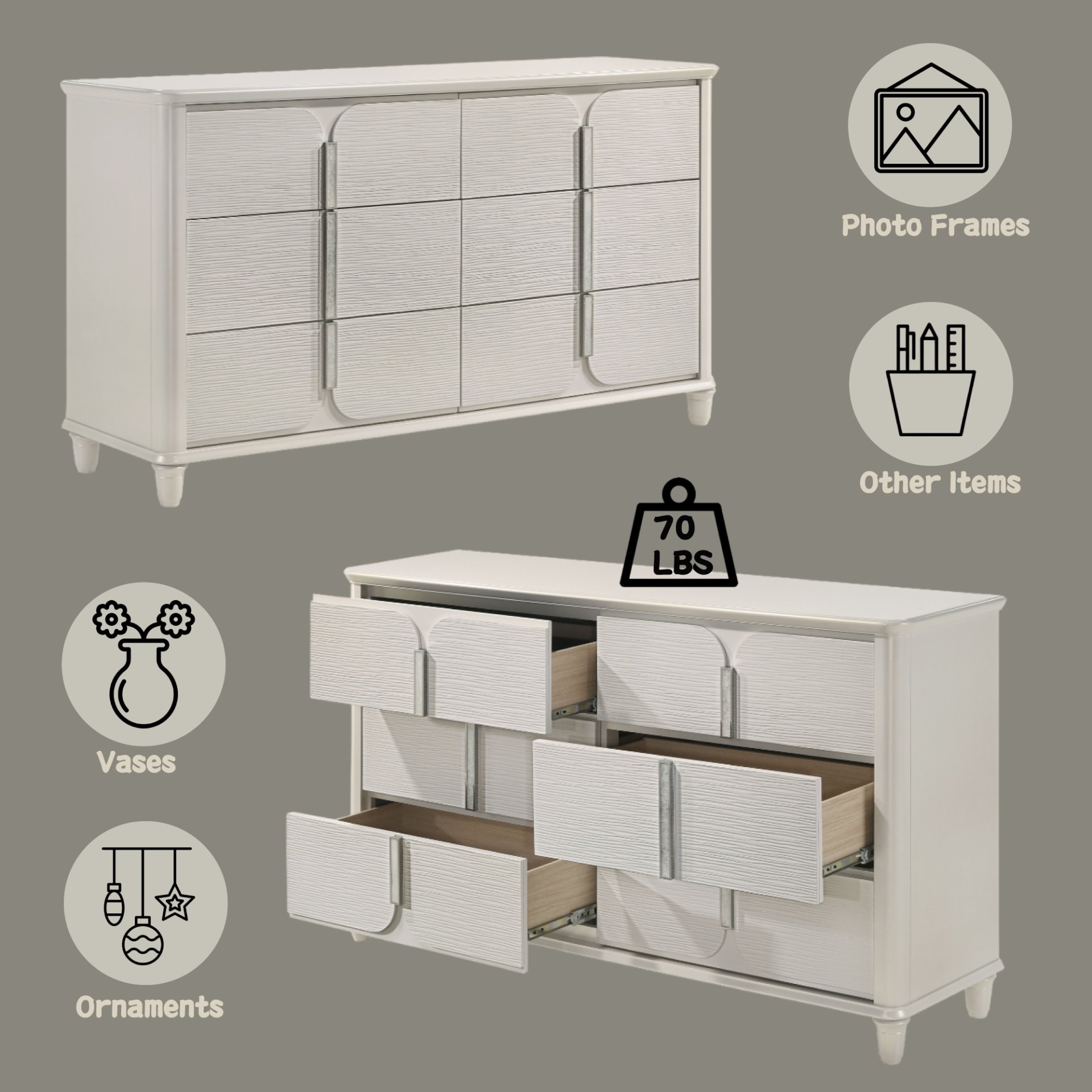 Laveda - Dresser - White - Image 6