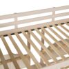 Full Over Twin & Twin Triple Bunk Bed With Drawers And Guardrails - Beige - Image 14
