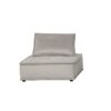 Anna - Armless Lounge Chair - Light Gray - Image 3