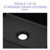 Rectangular Vessel Bathroom Sink - Matte Black - Image 8