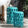 Selen - Side Table - Teal - Image 5