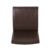 Modern Dining Chair With Upholstery - Dark Brown - Image 10
