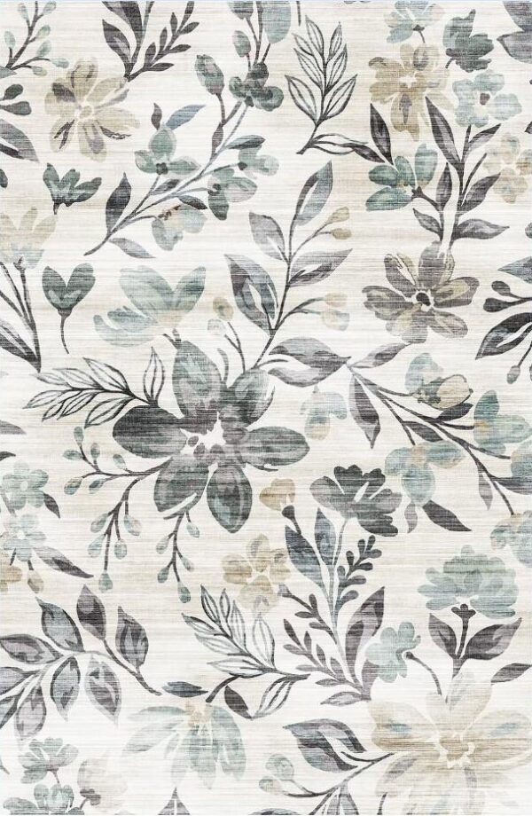 Fenix - Accent Rug, Elegant Design - White / Gray
