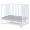 Palmer - 3 In 1 Convertible Mini Crib With Mattress Pad - White - Image 3