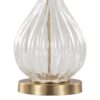 Jenny - Contemporary Table Lamp (Set of 2) - Clear Crackle / Gold / White - Image 4