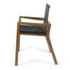 Dining Chair With Frame And Mesh Seating (Set of 2) - Teak - Image 9