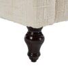 Modern Style Chenille 2 Seater Sofa With LED Light, USB Port, Storage Bag, Wood Legs - Beige - Image 19