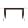 Mary - Modern Style Rectangular Dining Kitchen Table - Brown - Image 2