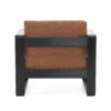 Giovanna Club Chair Outdoor Seating Fabric Metal - Orange - Image 9