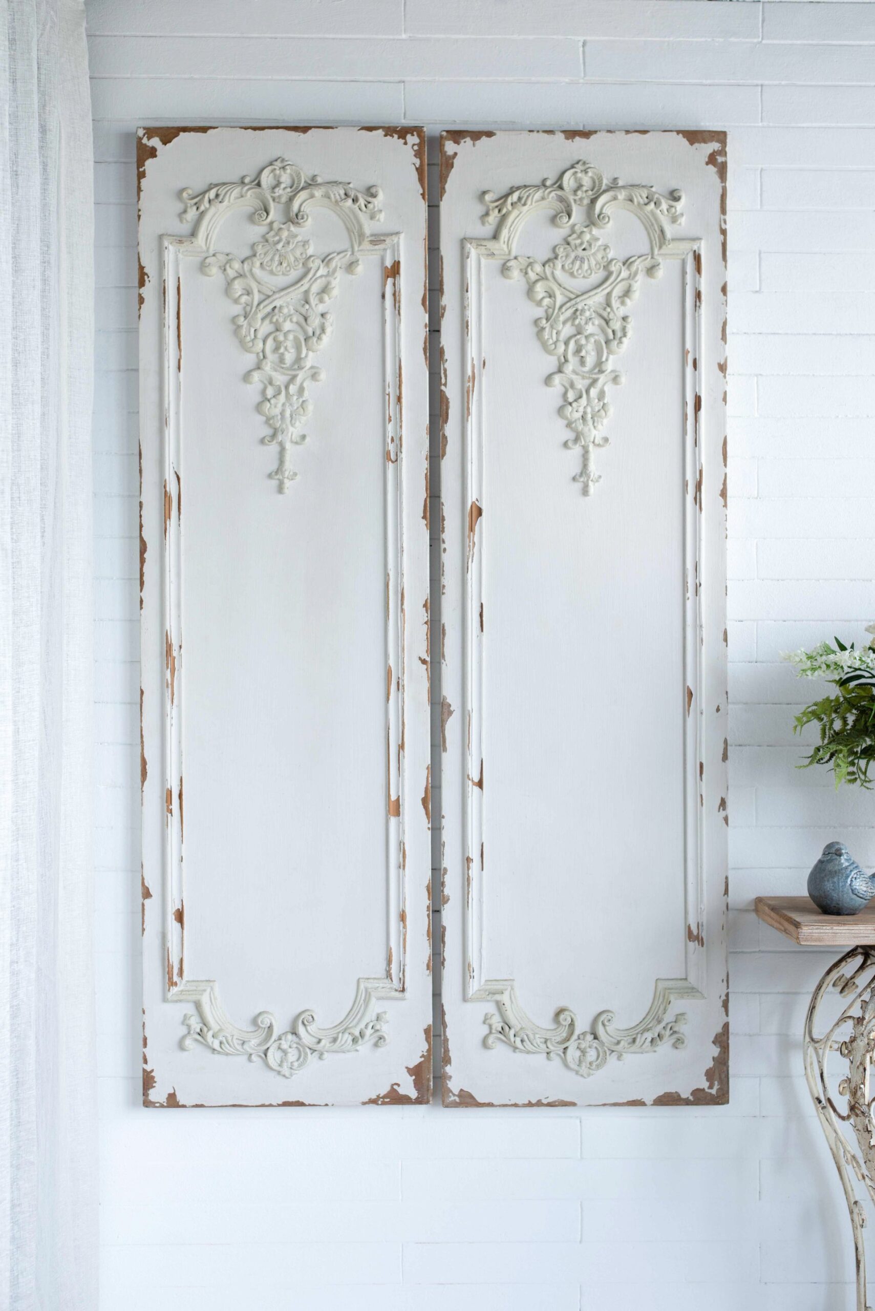 Large Wall Art Panel, Rectangle Wall Sculpture, Wall Decor For Living Room Dining Room Office Bedroom (Set of 3) - White - Image 6