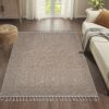 Guros - 4' X 6' Traditional Indoor / Outdoor Area Rug - Natural - Image 2