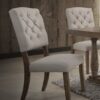 Bernard - Weathered Side Chair (Set of 2) - Beige / Oak - Image 3