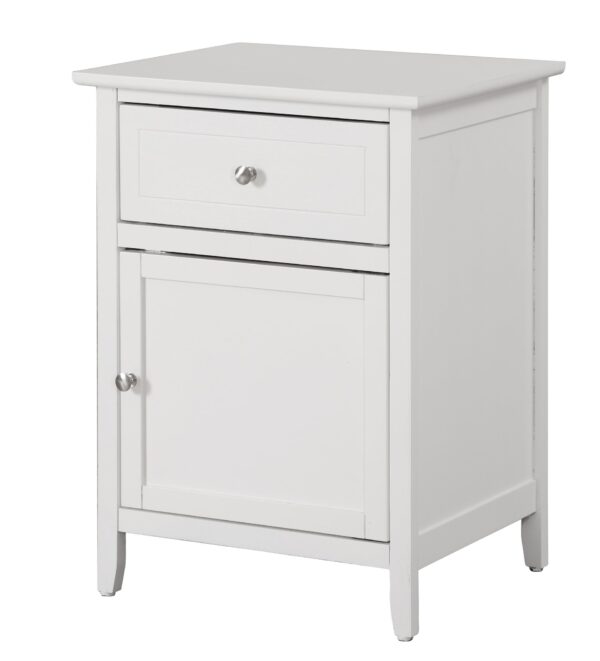 Izzy - Nightstand For Modern Spaces - White