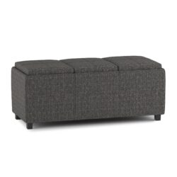 Avalon - Storage Ottoman - Ebony