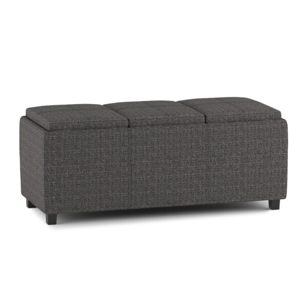 Avalon - Storage Ottoman - Ebony