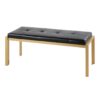 Fuji - Contemporary Bench - Gold / Black - Image 3