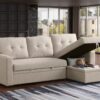 Elegant Storage Sofa - Beige - Image 10