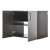 Astro Series - Metal Wall Mounted Base Door Storage Cabinet - Metallic Gray - Image 4