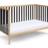 Deux - Remi 3 In 1 Convertible Island Crib - Natural / Black - Image 5