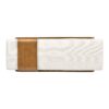 Billie - Modern Telephone Bench With Sliding Shelf - Ivory White - Image 3