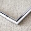 Shoe Changing Bench With Silver Metal Legs For Versatile Use - Black - Image 19