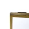 Poppy Mirror With Metal Frame Contemporary Design For Bathroom, Entryway Wall Decor - Golden Black - Image 7