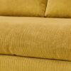 Convertible Sleeper Sofa Bed With Reversible Chaise And Storage - Yellow - Image 9