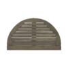 Outdoor Half Round Folding Bistro Table - Gray Finish - Image 9