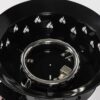 19" Propane Gas Fire Pit Table, 50000 Btu Round Steel Fire Pit For Outside Patio Deck Garden Backyard - Black - Image 7