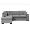 Sleeper Sofa Bed, 2 In 1 Pull Out Sofa Bed L Shape Couch With Storage Ottoman For Living Room, Bedroom Couch And Small Apartment - Gray - Image 9