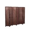 Panel Solid Wood, Folding Room Divider - Brown - Image 11