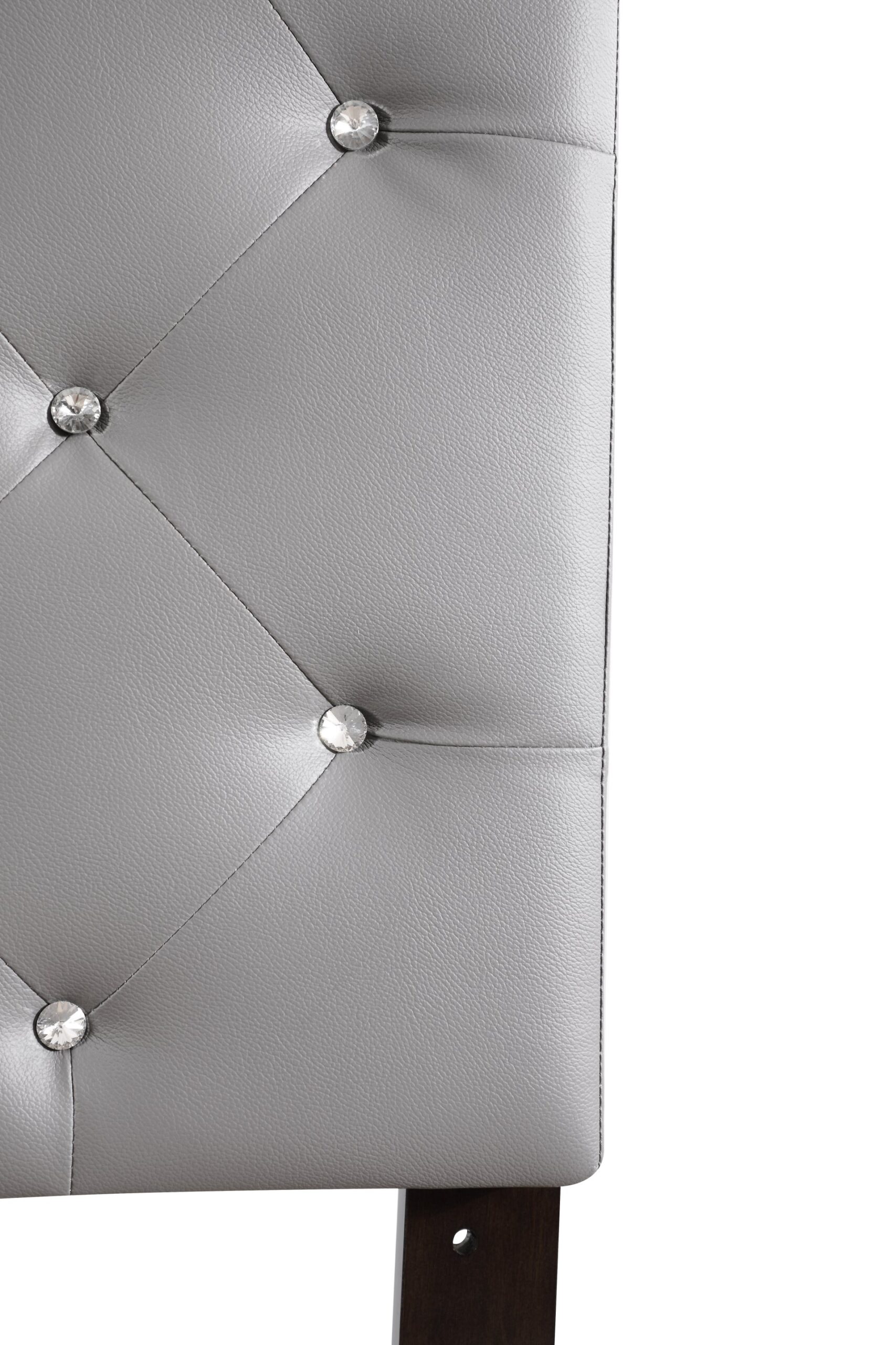 Casual Upholstered Headboard - Light Gray - Image 6