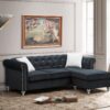 Raisa - Sofa Chaise - Black - Image 4