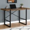 Computer Desk For Home Office, Laptop, Contemporary & Modern - Walnut - Image 9
