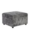 Sectional Sofa Pull-Out Sofa Bed Sleeper With A Storage Ottoman, Three Pillows And Charging Devices For Living Room - Gray - Image 22