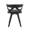 Gardenia - Contemporary Dining / Chair With Swivel - Black - Image 4