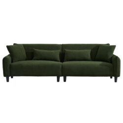 Teddy Velvet Sofa For Living Rooms, Bedrooms & Offices - Green