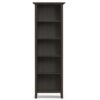 Amherst - 5 Shelf Bookcase - Brown - Image 14