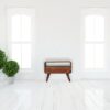 Mini Curved Media Unit - Chestnut - Image 10
