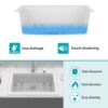 Quartz Kitchen Sink 30" X 22" Granite Composite Workstation Drop In Sink - White - Image 9