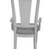 Katia - Arm Chair (Set of 2) - Light Gray / White - Image 4