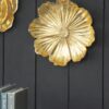 Rose Hanging Resin Wall Accents (Set of 2) - Gold - Image 6