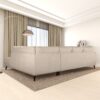 Amara - Right Sectional Sofa - Cream - Image 8